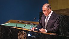 Выступление главы МИД РФ Сергея Лаврова на Генеральной Ассамблее ООН Выступление главы МИД РФ Сергея Лаврова на Генеральной Ассамблее ООН