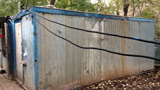 Бытовка, где проживали задержанные ФСБ России участники ячейки группировки Исламское государство* в Московской области Бытовка, где проживали задержанные ФСБ России участники ячейки группировки Исламское государство* в Московской области