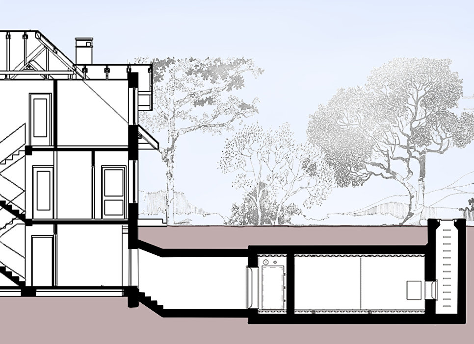 Проект бункера под домом