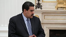 Президент Венесуэлы Николас Мадуро во время встречи с президентом РФ Владимиром Путиным. 4 октября 2017 Президент Венесуэлы Николас Мадуро во время встречи с президентом РФ Владимиром Путиным. 4 октября 2017