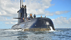 Подводная лодка Сан-Хуан ВМС Аргентины. Архивное фото Подводная лодка Сан-Хуан ВМС Аргентины. Архивное фото