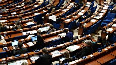 Пленарное заседание Парламентской ассамблеи Совета Европы. Архивное фото Пленарное заседание Парламентской ассамблеи Совета Европы. Архивное фото