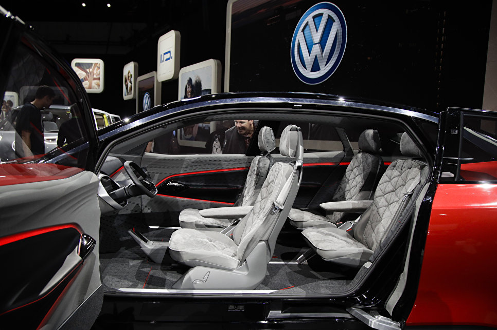 Volkswagen I.D. Crozz на автосалоне в Лос-Анджелесе Volkswagen I.D. Crozz на автосалоне в Лос-Анджелесе