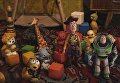 Герои мультфильма История игрушек среди советских кубиков и резиновых фигурок Герои мультфильма История игрушек среди советских кубиков и резиновых фигурок