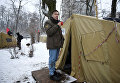 Михаил Саакашвили в палаточном лагере у здания Верховной Рады в Киеве. 6 декабря 2017 Михаил Саакашвили в палаточном лагере у здания Верховной Рады в Киеве. 6 декабря 2017
