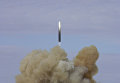 Запуск баллистической ракеты РС-18 с космодрома Байконур Запуск баллистической ракеты РС-18 с космодрома Байконур