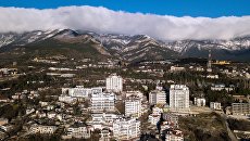 Вид на Ялту. Архивное фото Вид на Ялту. Архивное фото