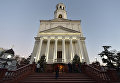 Александро-Невский кафедральный собор в Симферополе накануне праздника Рождества Христова Александро-Невский кафедральный собор в Симферополе накануне праздника Рождества Христова