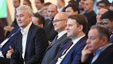 Мэр Москвы Сергей Собянин о время второго полуфинала Всероссийского конкурса Лидеры России. 13 января 2018 Мэр Москвы Сергей Собянин о время второго полуфинала Всероссийского конкурса Лидеры России. 13 января 2018