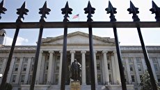 Здание Министерства финансов США в Вашингтоне. Архивное фото Здание Министерства финансов США в Вашингтоне. Архивное фото