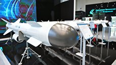 Ракета на стенде АО Корпорация Тактическое ракетное вооружение. Архивное фото Ракета на стенде АО Корпорация Тактическое ракетное вооружение. Архивное фото