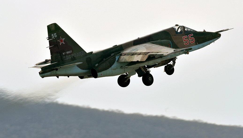 Российский штурмовик Су-25. Архивное фото