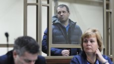 Бывший глава Кизлярского района Дагестана Андрей Виноградов на заседании суда в Северо-Кавказском окружном военном суде в Ростове-на-Дону. 6 февраля 2018 Бывший глава Кизлярского района Дагестана Андрей Виноградов на заседании суда в Северо-Кавказском окружном военном суде в Ростове-на-Дону. 6 февраля 2018