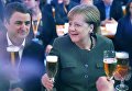 Канцлер Германии Ангела Меркель во время встречи Христианско-демократического союза Германии Канцлер Германии Ангела Меркель во время встречи Христианско-демократического союза Германии