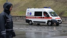 Автомобиль скорой помощи в Киеве. Архивное фото Автомобиль скорой помощи в Киеве. Архивное фото