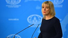 Официальный представитель министерства иностранных дел РФ Мария Захарова во время брифинга по текущим вопросам внешней политики. 2 марта 2018 Официальный представитель министерства иностранных дел РФ Мария Захарова во время брифинга по текущим вопросам внешней политики. 2 марта 2018