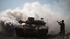 Израильский танк. Архивное фото Израильский танк. Архивное фото
