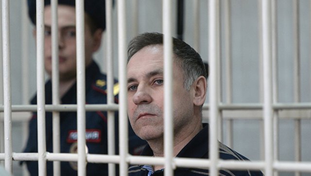 Бывший милиционер Евгений Чуплинский  Новосибирском областном суде. 6 марта 2018