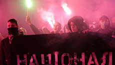 Марш во Львове, приуроченный к годовщине создания Украинской повстанческой армии (УПА, экстремистская организация, запрещена в России) и Дню защитника Украины Марш во Львове, приуроченный к годовщине создания Украинской повстанческой армии (УПА, экстремистская организация, запрещена в России) и Дню защитника Украины