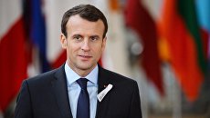 Президент Франции Эммануэль Макрон на саммите ЕС в Брюсселе. 22 марта 2018 Президент Франции Эммануэль Макрон на саммите ЕС в Брюсселе. 22 марта 2018