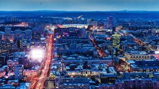 Вечерний Екатеринбург. Архивное фото Вечерний Екатеринбург. Архивное фото