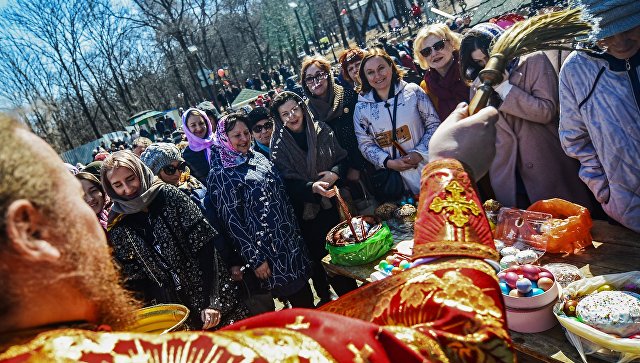 Празднование Пасхи во Владивостоке