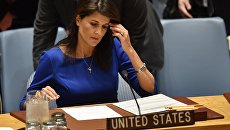Постпред США при ООН Никки Хейли. Архивное фото Постпред США при ООН Никки Хейли. Архивное фото