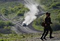 БМД 2 преодолевает десантно-штурмовую полосу на армейском конкурсе Десантный взвод в Краснодарском крае БМД 2 преодолевает десантно-штурмовую полосу на армейском конкурсе Десантный взвод в Краснодарском крае