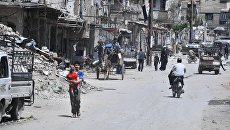 Пригород Дамаска Дума после освобождения от боевиков Пригород Дамаска Дума после освобождения от боевиков