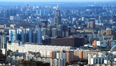 Вид Москвы. Архивное фото Вид Москвы. Архивное фото