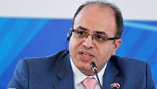 Министр экономики и внешней торговли Сирии Самер аль-Халиль на Ялтинском международном экономическом форуме в Крыму. 21 апреля 2018 Министр экономики и внешней торговли Сирии Самер аль-Халиль на Ялтинском международном экономическом форуме в Крыму. 21 апреля 2018