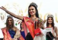 Победительница конкурса красоты «Российская красавица — 2018» Ирина Сафронова на церемонии награждения в отеле Корстон в Москве Победительница конкурса красоты «Российская красавица — 2018» Ирина Сафронова на церемонии награждения в отеле Корстон в Москве
