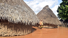 Затопленные дома в Кении. Архивное фото Затопленные дома в Кении. Архивное фото