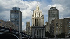Здание Министерства иностранных дел РФ в Москве. Архивное фото Здание Министерства иностранных дел РФ в Москве. Архивное фото