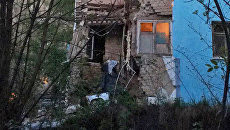 На месте обрушения части жилого дома в Саратове. 7 мая 2018 На месте обрушения части жилого дома в Саратове. 7 мая 2018