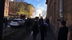 Горение сгораемых частей грузовика в Санкт-Петербурге. 8 мая 2018 Горение сгораемых частей грузовика в Санкт-Петербурге. 8 мая 2018