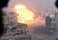 Штурм позиций боевиков террористической организации Исламское государство (террористическая организация, запрещенная в России) в районе бывшего лагеря палестинских беженцев Ярмук в южном пригороде Дамаска Штурм позиций боевиков террористической организации Исламское государство (террористическая организация, запрещенная в России) в районе бывшего лагеря палестинских беженцев Ярмук в южном пригороде Дамаска