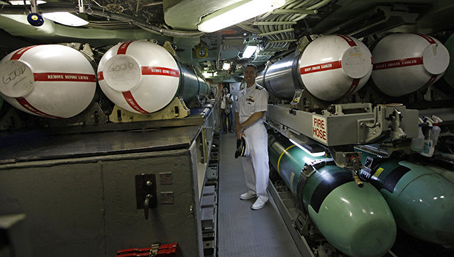 Ракеты Tomahawk на борту подлодки USS Hampton