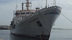 Прибытие судна Адмирал Владимирский в порт Мессина на Сицилии Прибытие судна Адмирал Владимирский в порт Мессина на Сицилии