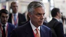 Посол США в РФ Джон Хантсман. Архивное фото Посол США в РФ Джон Хантсман. Архивное фото