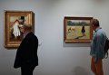 Посетители на выставке Импрессионизм в авангарде в Музее русского импрессионизма в Москве Посетители на выставке Импрессионизм в авангарде в Музее русского импрессионизма в Москве