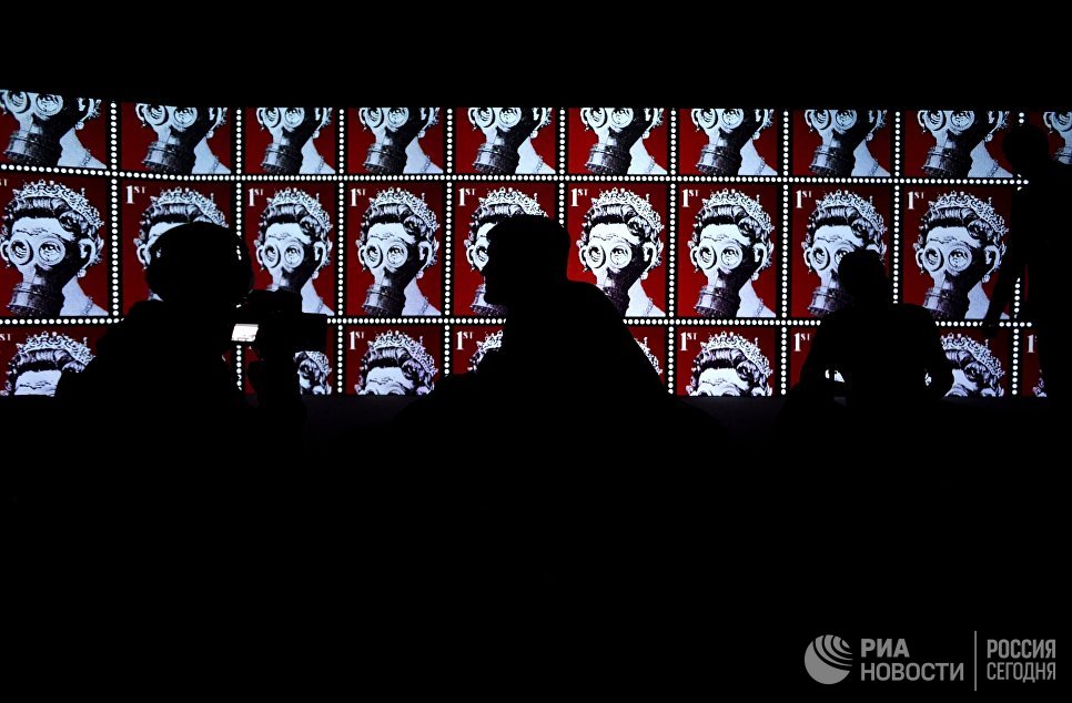 Предпоказ выставки английского уличного художника Бэнкси в Центральном доме художника Предпоказ выставки английского уличного художника Бэнкси в Центральном доме художника