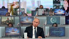 Прямая линия с президентом России Владимиром Путиным. 7 июня 2018 Прямая линия с президентом России Владимиром Путиным. 7 июня 2018