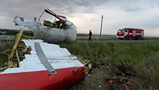 На месте крушения малайзийского самолета Boeing 777 в районе города Шахтерск Донецкой области На месте крушения малайзийского самолета Boeing 777 в районе города Шахтерск Донецкой области