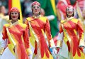 Артисты выступают на церемонии открытия чемпионата мира по футболу 2018 на стадионе Лужники Артисты выступают на церемонии открытия чемпионата мира по футболу 2018 на стадионе Лужники
