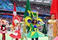 Участники церемонии открытия чемпионата мира по футболу 2018 на стадионе Лужники Участники церемонии открытия чемпионата мира по футболу 2018 на стадионе Лужники