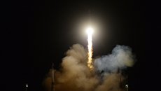 Запуск РН «Союз-2.1А» С ТГК «Прогресс МС-09» с космодрома Байконур. Архивное фото Запуск РН «Союз-2.1А» С ТГК «Прогресс МС-09» с космодрома Байконур. Архивное фото