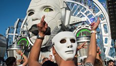 Участники фестиваля Alfa Future People под Нижним Новгородом. Архивное фото Участники фестиваля Alfa Future People под Нижним Новгородом. Архивное фото