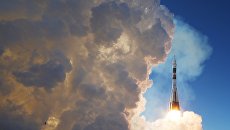 Пуск ракеты-носителя Союз-ФГ с транспортным пилотируемым кораблем Союз МС-07 с космодрома Байконур. Архивное фото Пуск ракеты-носителя Союз-ФГ с транспортным пилотируемым кораблем Союз МС-07 с космодрома Байконур. Архивное фото