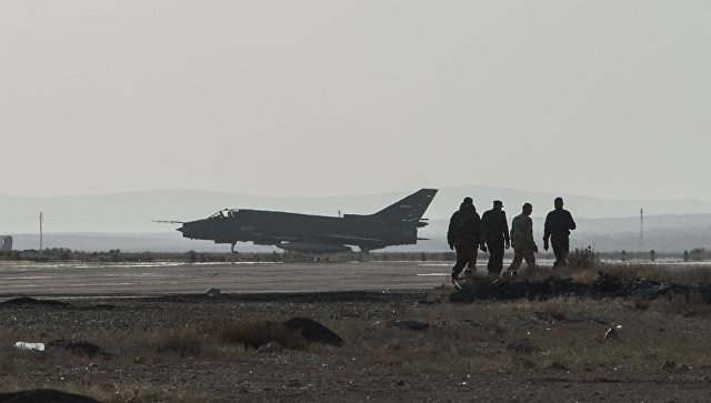 Самолет Су-22 сирийских ВВС. Архивное фото